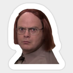 Dwight Schrute as Meredith Sticker